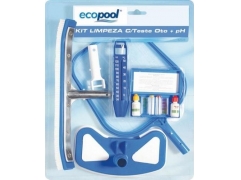 Kit acessório de limpeza com teste ph e cl. para uma manutenção manual