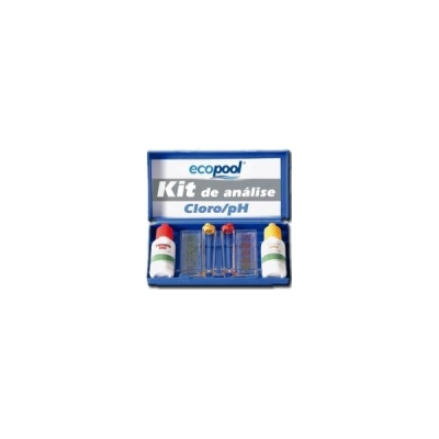 Estojo analisador de cloro total e ph